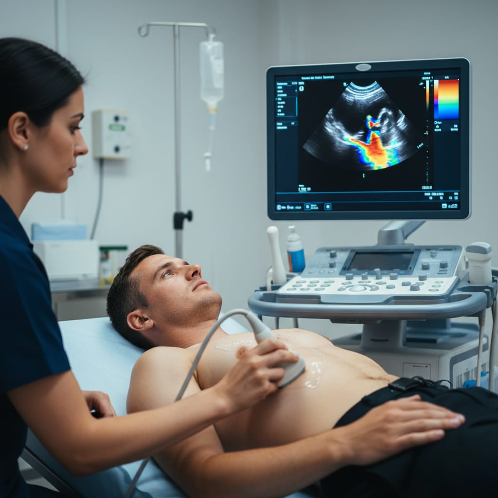 Echocardiography scan